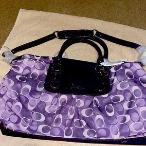 Coach purple handbag BRAND NEW